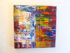Mischtechnik, 70x70