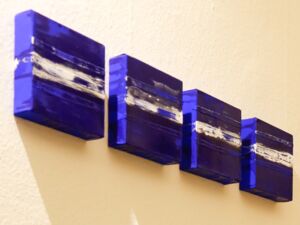 Galerie - “Quadrophonie“, Mischtechnik, 15 x 15 cm