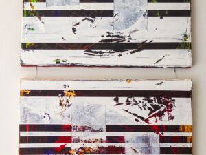 Mischtechnik, Doppelbild, 90x60