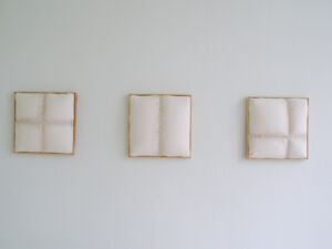 Galerie - Kissen, Leinwand, Kordel bemalt