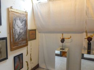 Ausstellung, Zeichnungen und Skulpturen